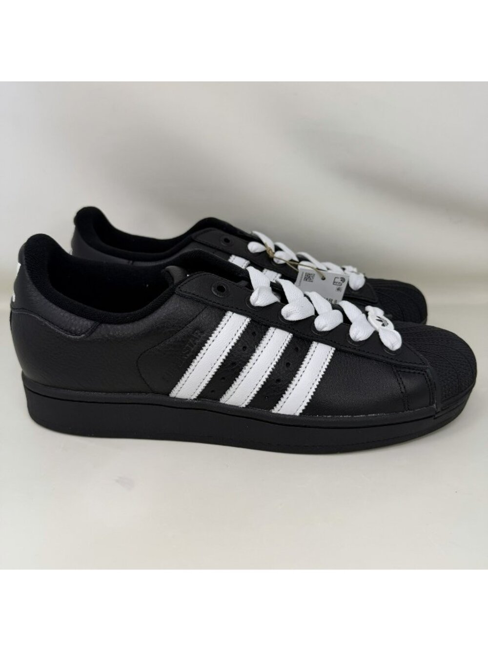 Adidas Originals Superstar 2 Shell Toe Shoes Black White Men’s Size 11.5